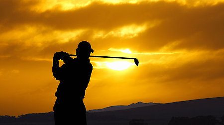 Golfen in Lam, Bayern